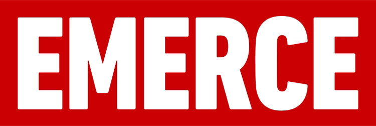 Logo van Emerce, met een publicatie over Fan of Flowers en zijden bloemen