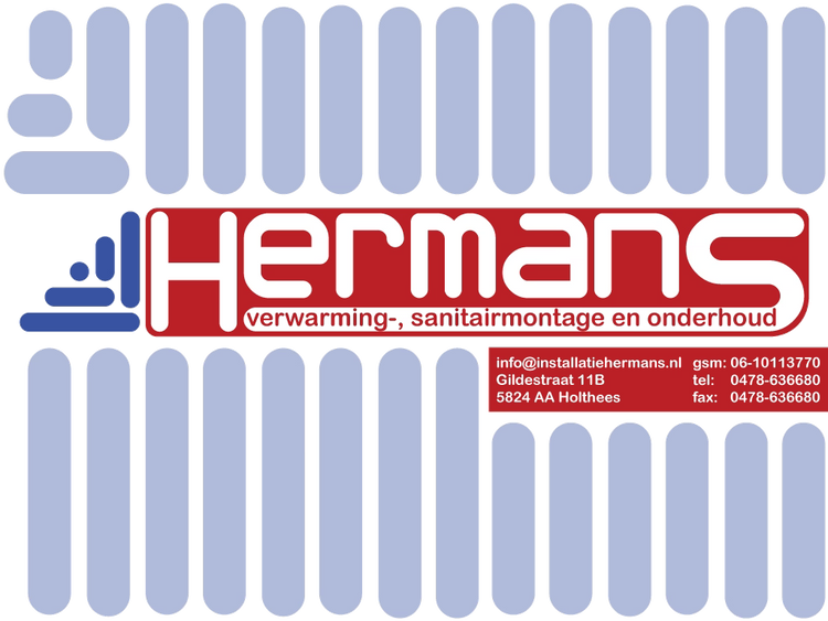 Logo van Hermans Verwarming-, Sanitairmontage en Onderhoud, zakelijke klant van Fan of Flowers.