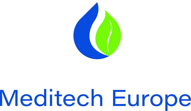 Logo Meditech Europe Emmeloord - specialist in innerlijke balans en welzijn (zakelijke klant Fan of Flowers)